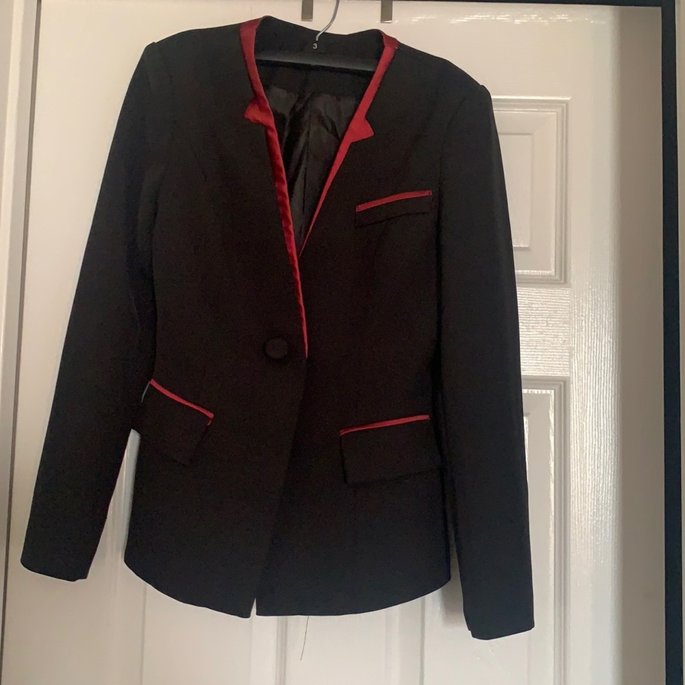 Red/Black Blazer